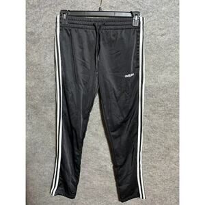 adidas Black Sweatpants with White Stripes (fits like a small)